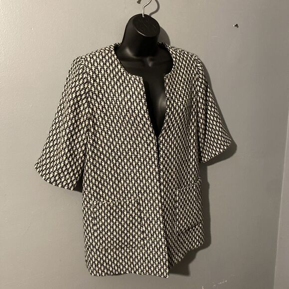 Norm Thomson Womens Wool Blazer Jacket Hidden Hook & Eye Closure - Picture 3 of 7